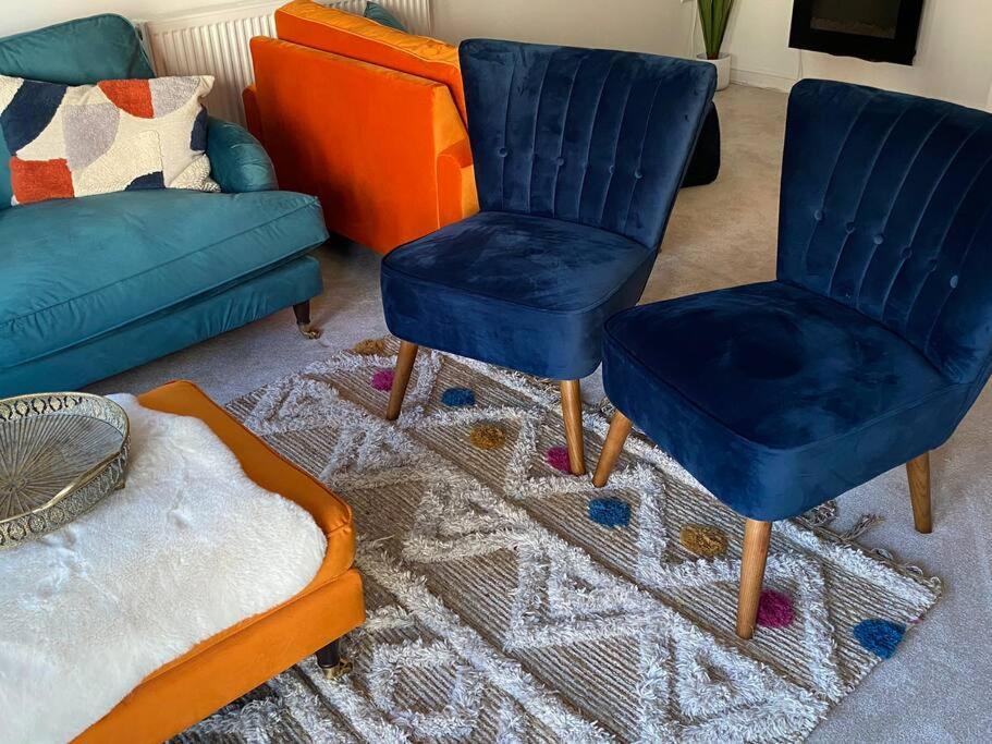 Luxury Modern 1Bed Sea View Apartment Rhôs-on-Sea Buitenkant foto