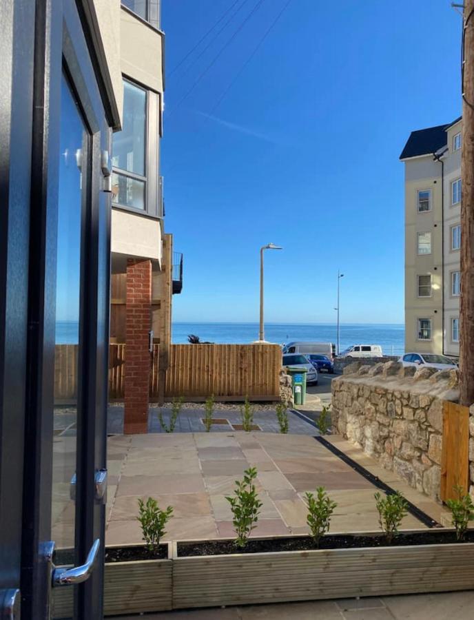 Luxury Modern 1Bed Sea View Apartment Rhôs-on-Sea Buitenkant foto